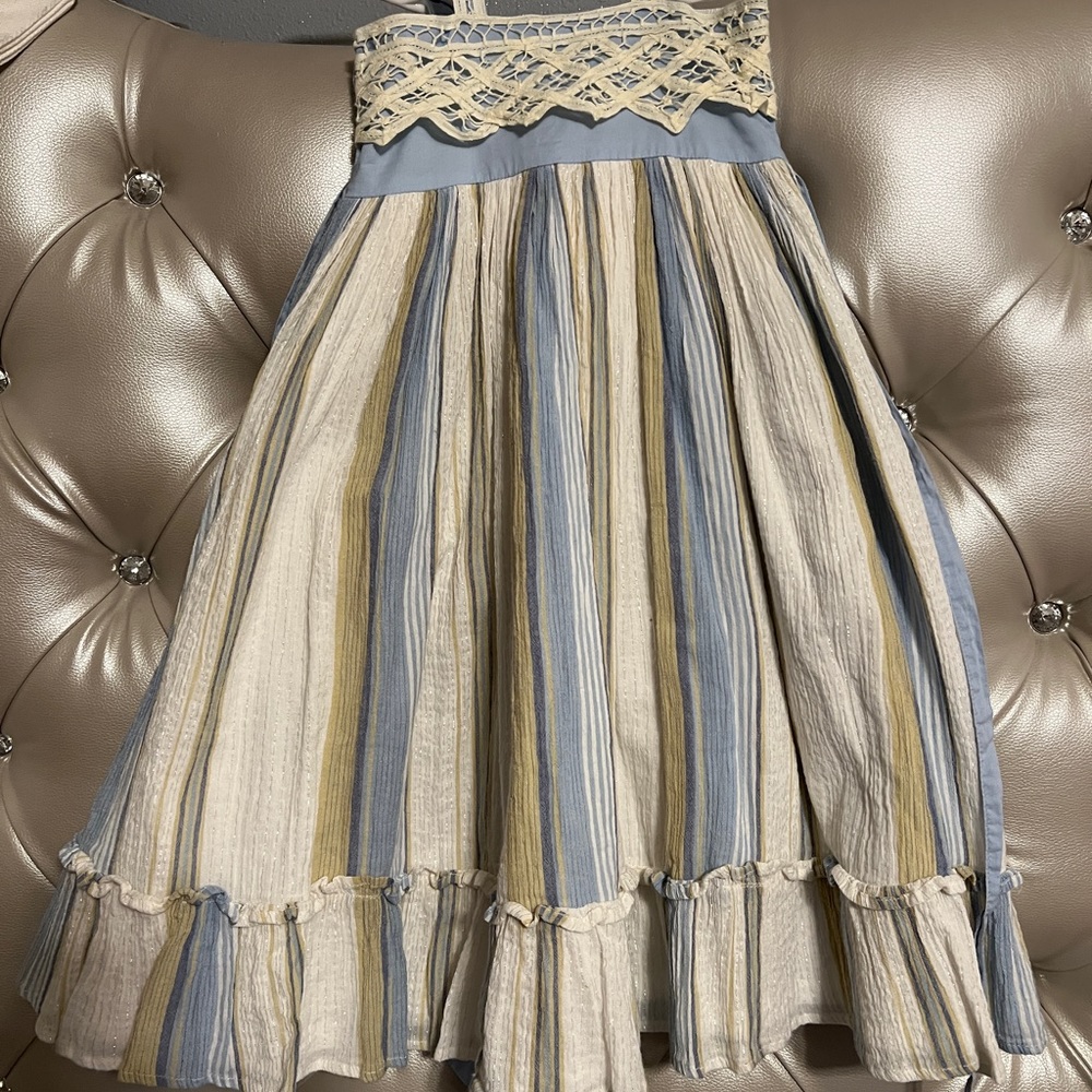 3T well dressed wolf blue and beige maxi EUC